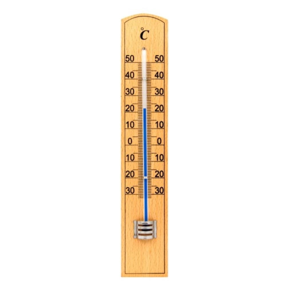 Termometro indoor/outdoor di legno 20cm