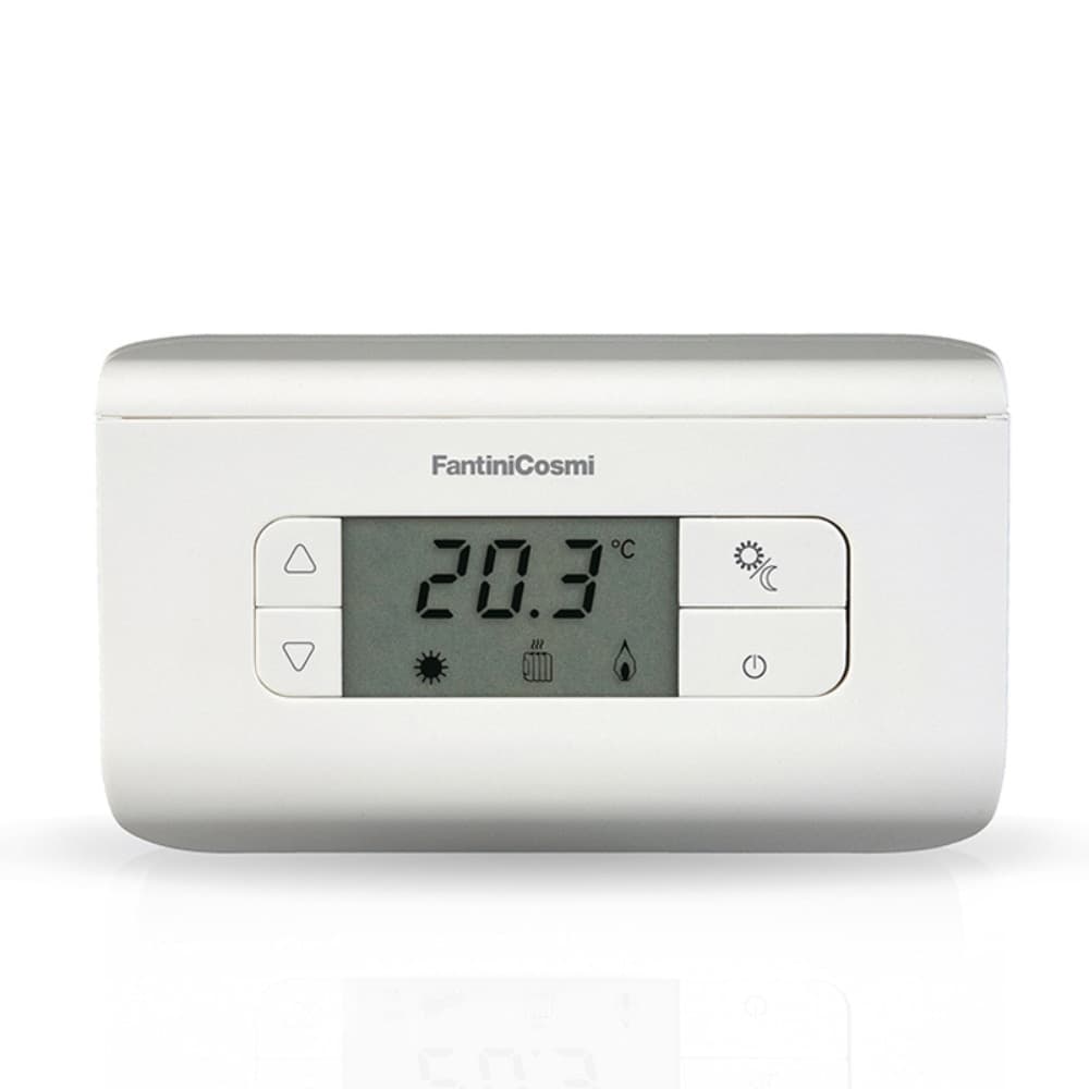 Termostato elettronico a microprocessore per Riscaldamento / Condizionamento - Alimentazione 2xAA
