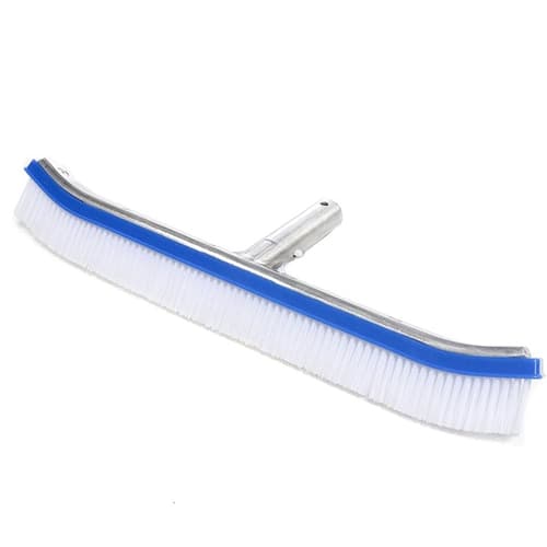 Spazzola professionale per pulizia fondo e parete piscina con rinforzo in alluminio 46 cm - 2