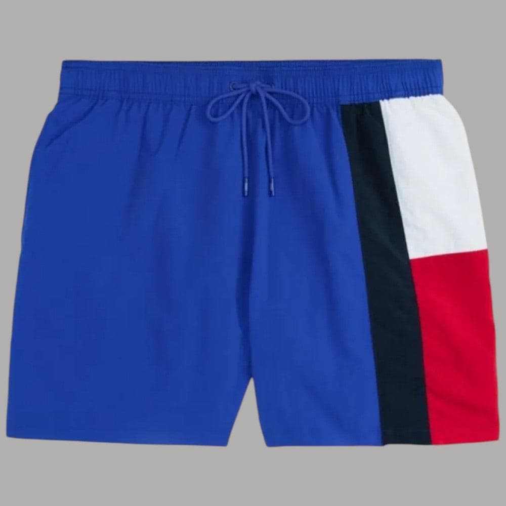 Tommy Hilfiger costume da bagno slim media lunghezza nylon asciugatura veloce - 1