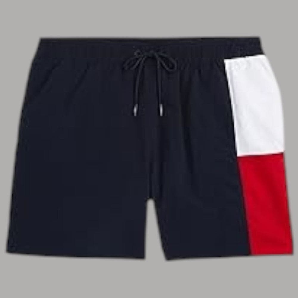 Tommy Hilfiger costume da bagno slim media lunghezza nylon asciugatura veloce - 11