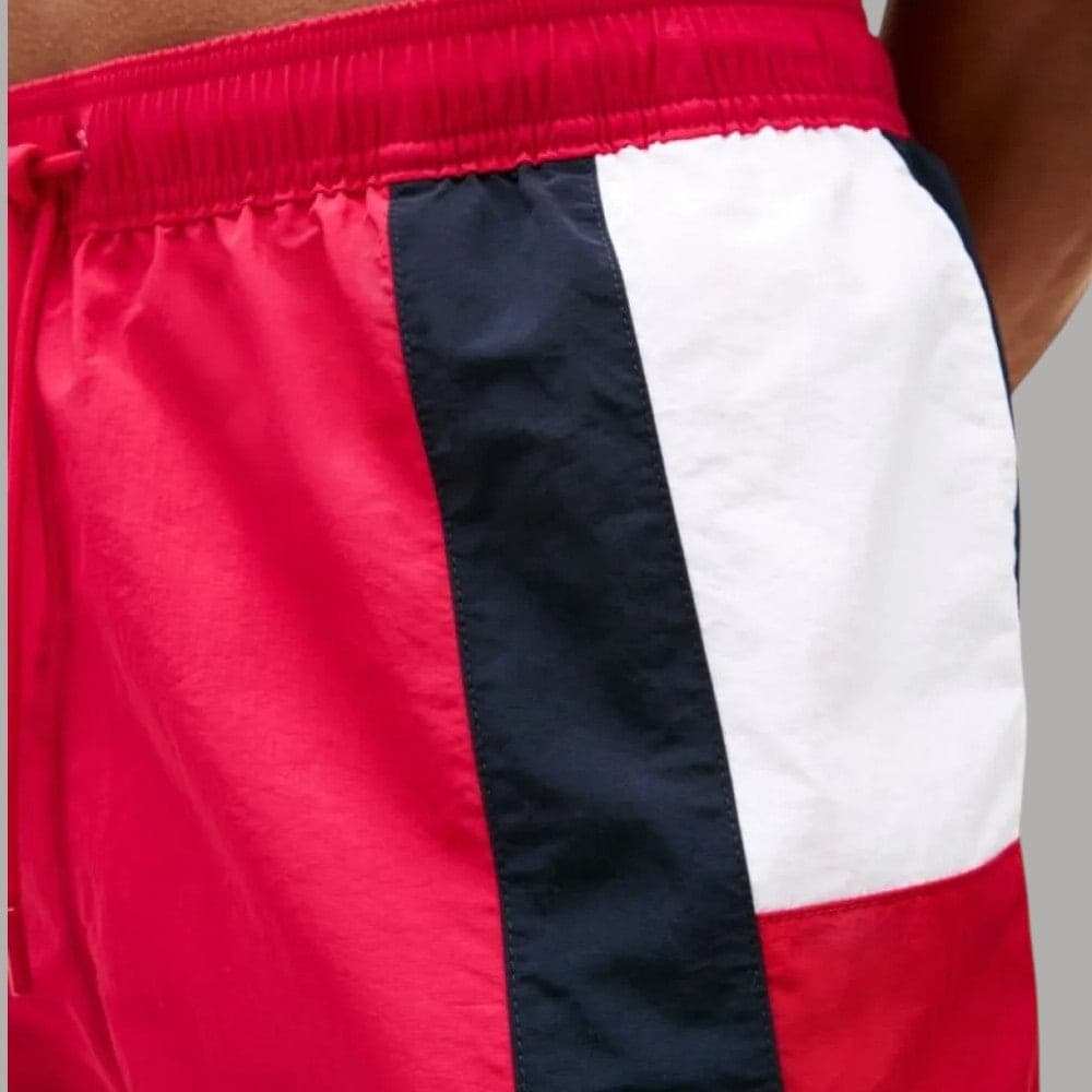 Tommy Hilfiger costume da bagno slim media lunghezza nylon asciugatura veloce - 10