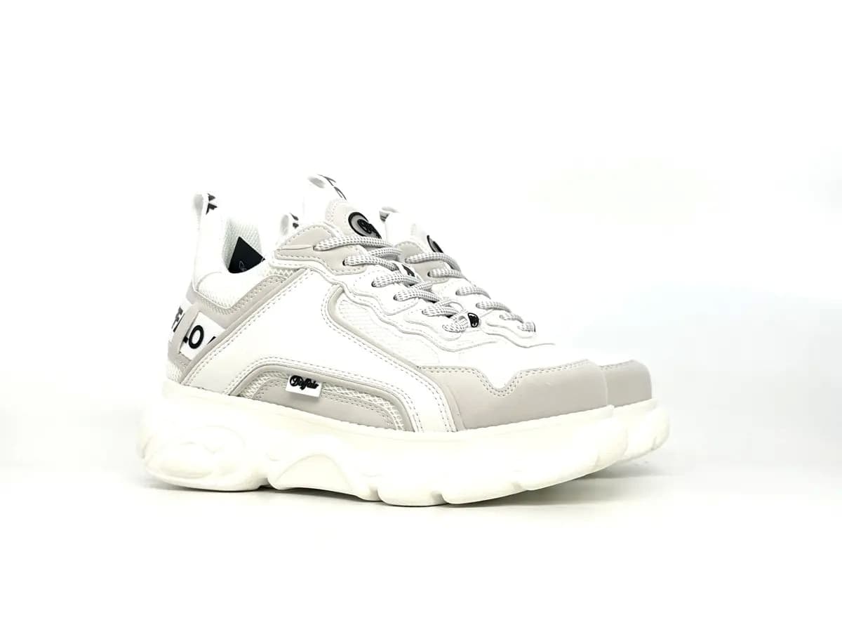 Buffalo sneakers donna bianche platform chunky moderne