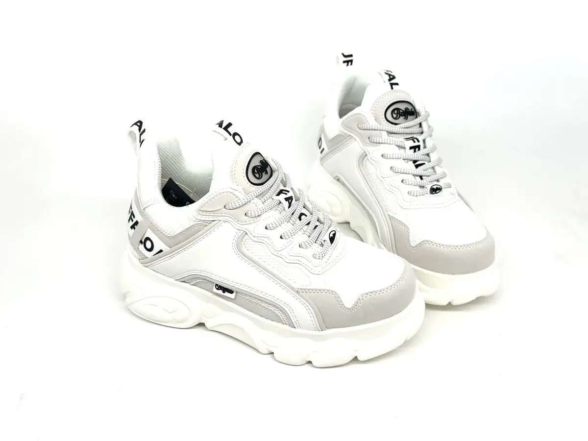 Buffalo sneakers donna bianche platform chunky moderne - 6