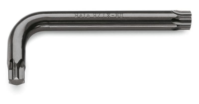 Chiave Maschio Piegata Profilo Torx Art. 97TX T6 5 Pezzi Beta - 2