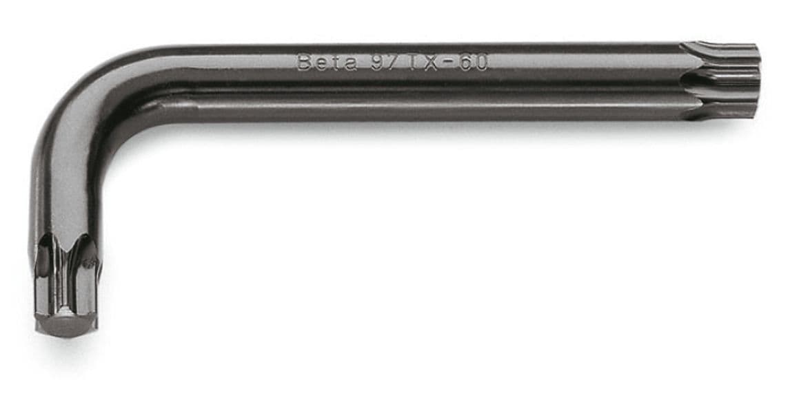 Chiave Maschio Piegata Profilo Torx Art. 97TX T9 5 Pezzi Beta - 2