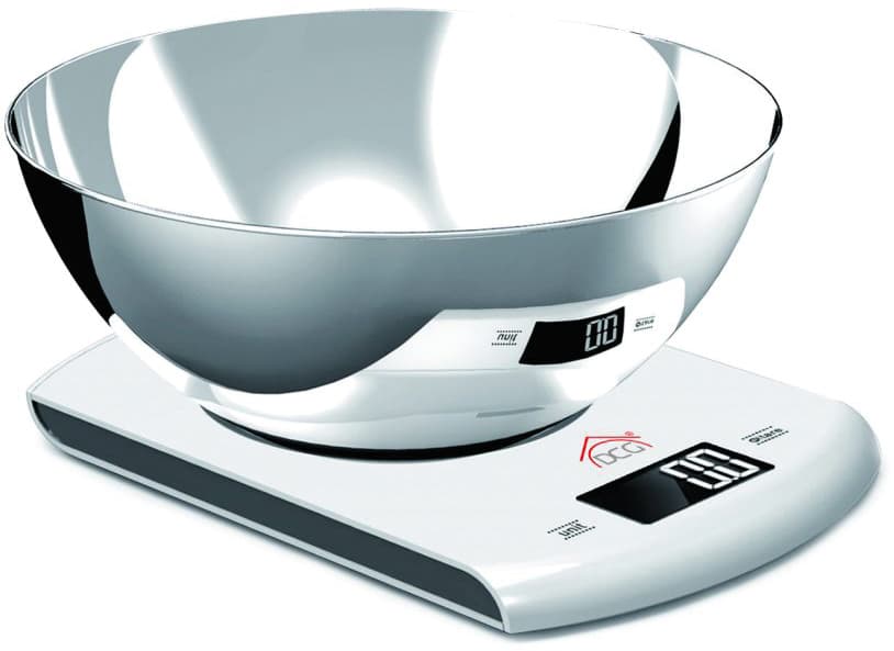 Bilancia da Cucina Elettronica con Piatto in Acciaio Inox Portata Kg 5 - 2
