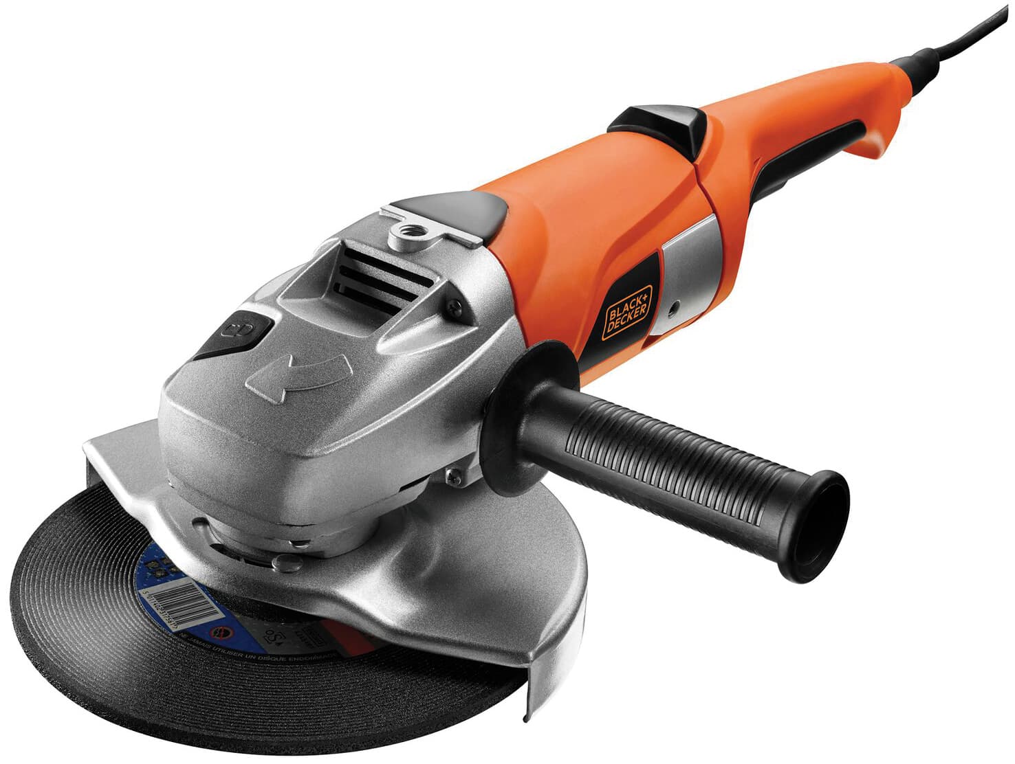 Smerigliatrice Angolare Kg 2000 Qs 230 mm 2 000 W Black+Decker - 4