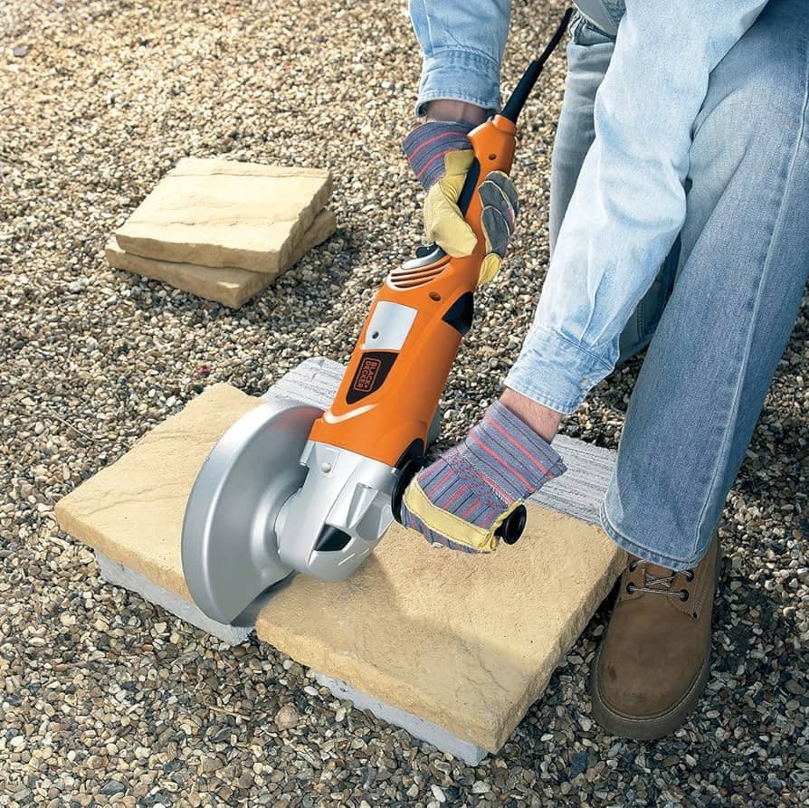 Smerigliatrice Angolare Kg 2000 Qs 230 mm 2 000 W Black+Decker - 3