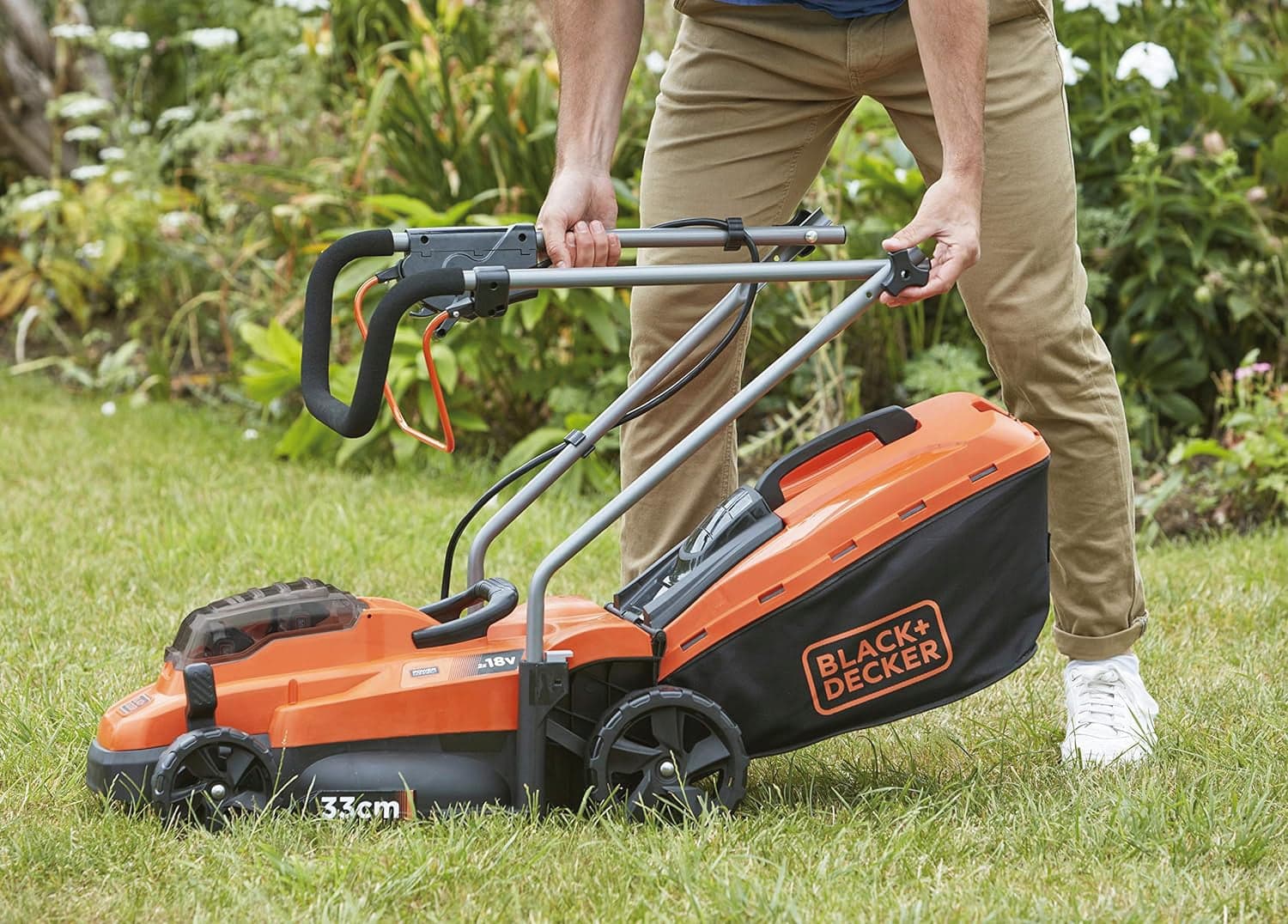 Tosaerba a Batteria BCMW3318L2 Qw 18 V 2 Batterie 2 5 Ah Black+Decker - 3
