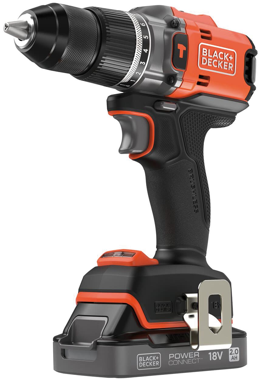 Trapano Avvitatore a Percussione BLD683D1XK Qw Brushless 18 V 1 Batteria 2 - 3