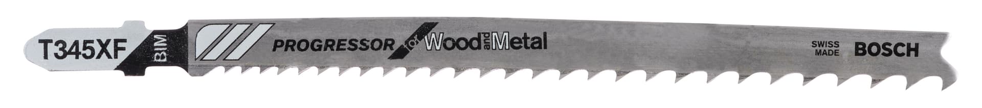 Lama per Legno e Metallo T 345 Xf 5 Pezzi. Blister Bosch - 2
