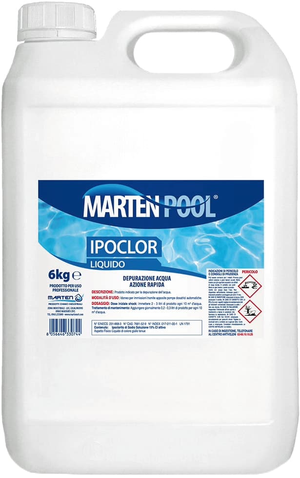 Cloro Liquido Kg 6 4 Pezzi - 2