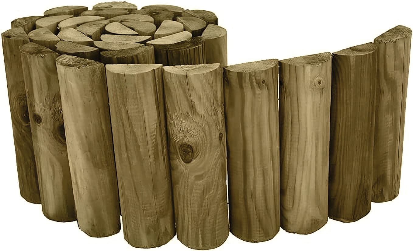 Bordatura in Legno Cm 180 x 5X20 H Confine - 2