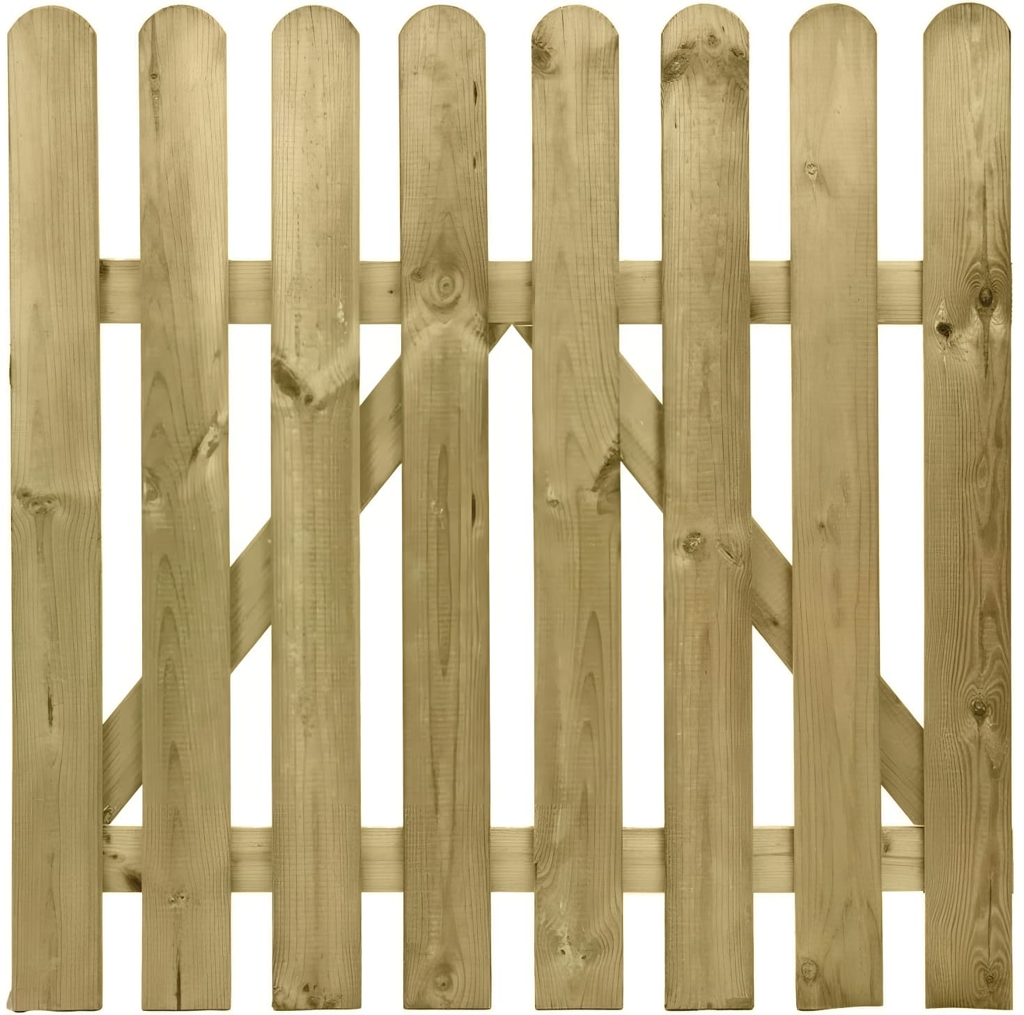 Cancello in Legno Cm 100 x 100 H Confine - 2