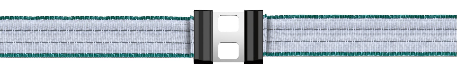 Connettore per Fettuccia Litzclip Acciaio Inox H. Mm 20 (bl. 5 Pezzi.) - 2
