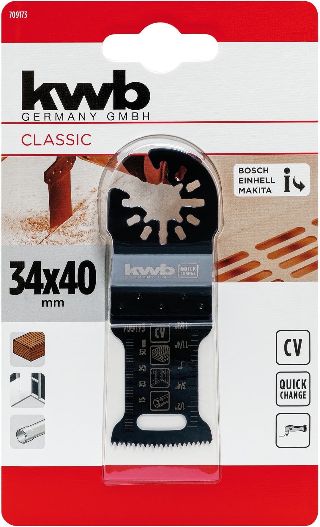 Einhell LAMA DRITTA AD IMMERSIONE PER LEGNO mm. 34x44 - 2