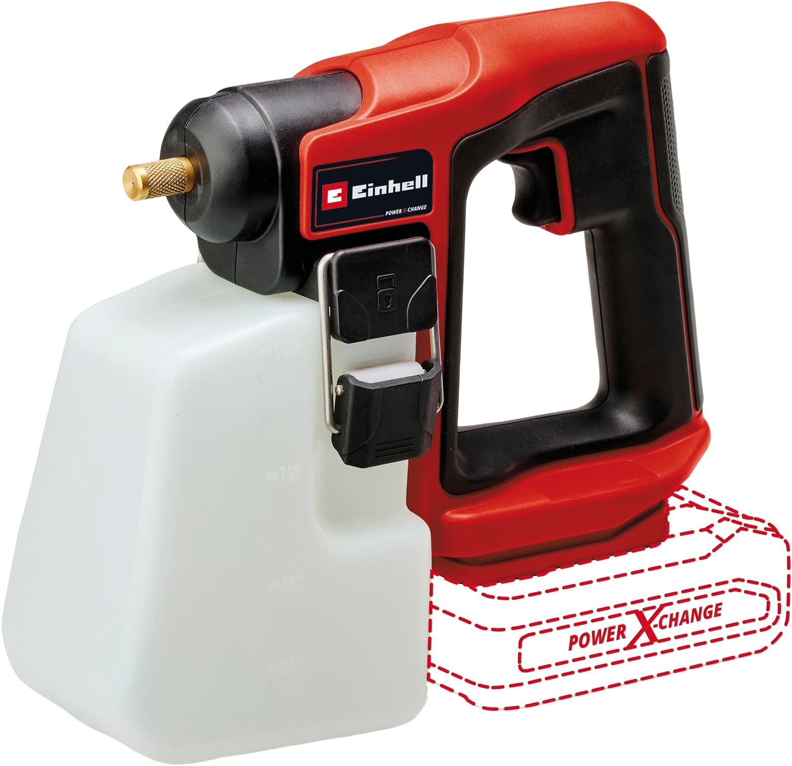 Pompa a Pressione a Batteria Ge Ws 18 10 Li Solo 18 V L 1 Einhell - 3