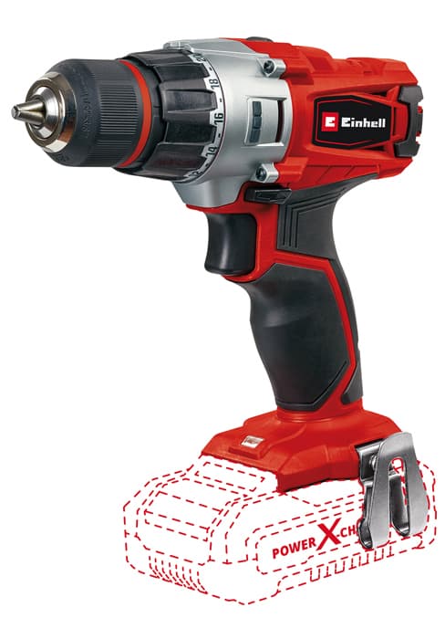 Trapano Avvitatore a Batteria Expert TE Cd 18 2 Li Solo Einhell - 2