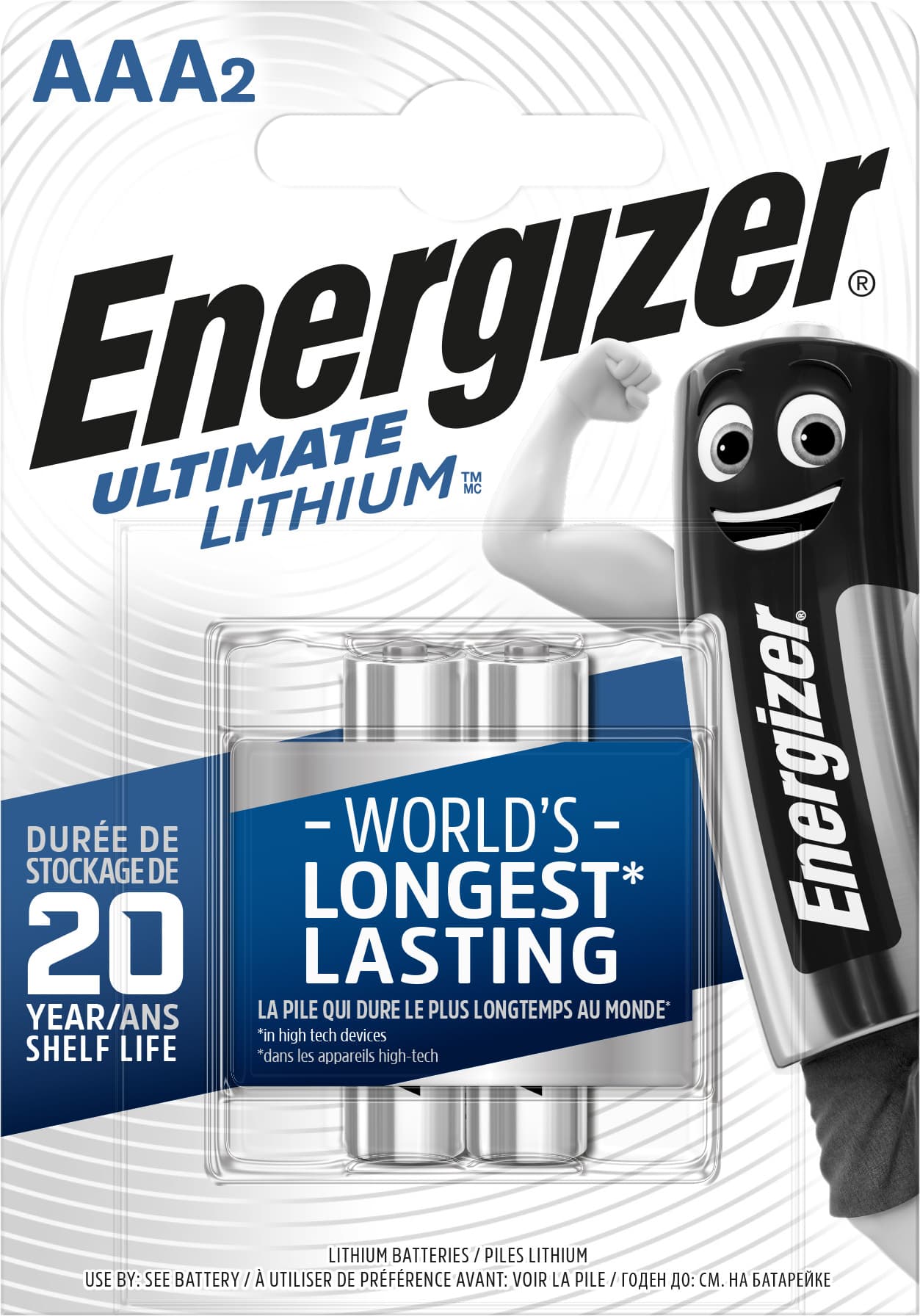 Pila al Litio Ultimate Lithium Ministilo 1 5 V 2 Pezzi. 12.00 Confezioni - 2