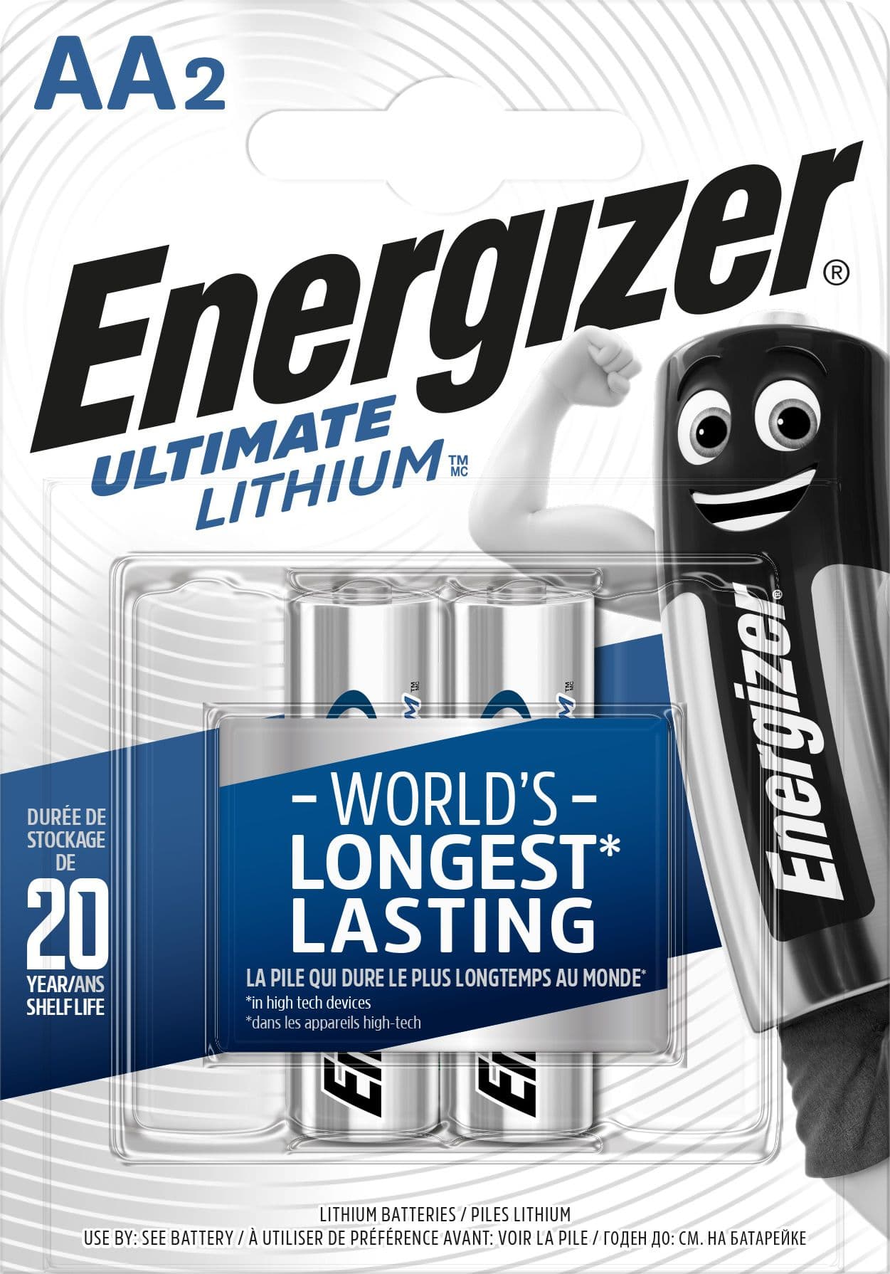Pila al Litio Ultimate Lithium Stilo 1 5 V 2 Pezzi. 12 Confezioni - 2