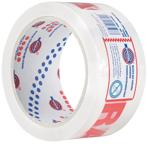 Nastro da Imballo Fragile PP36 Mm 50 x 66 M Colore Bianco 24.00 Rotoli - 2
