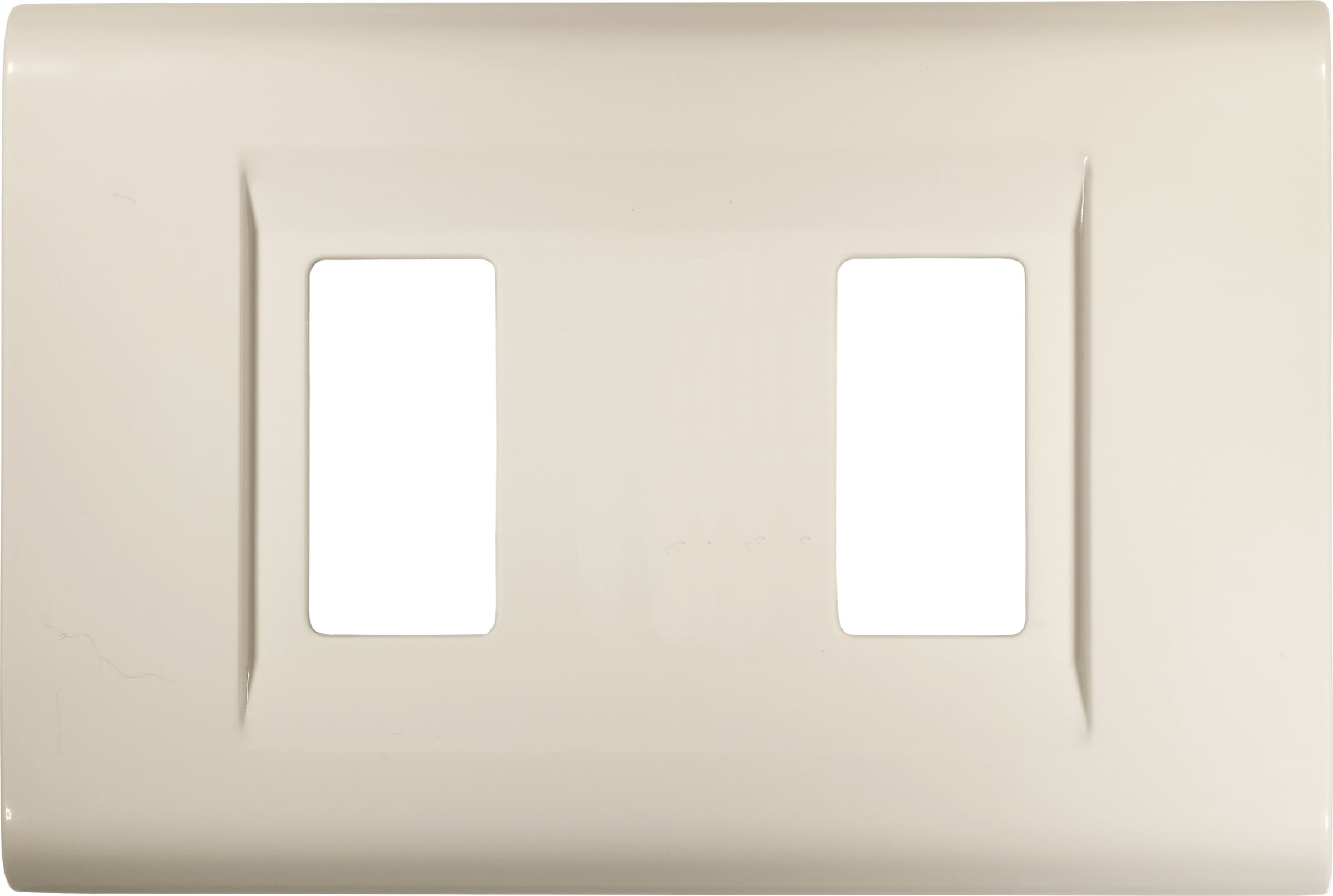 Feb Elettrica PLACCA CLICK  col. Bianco 2 posti