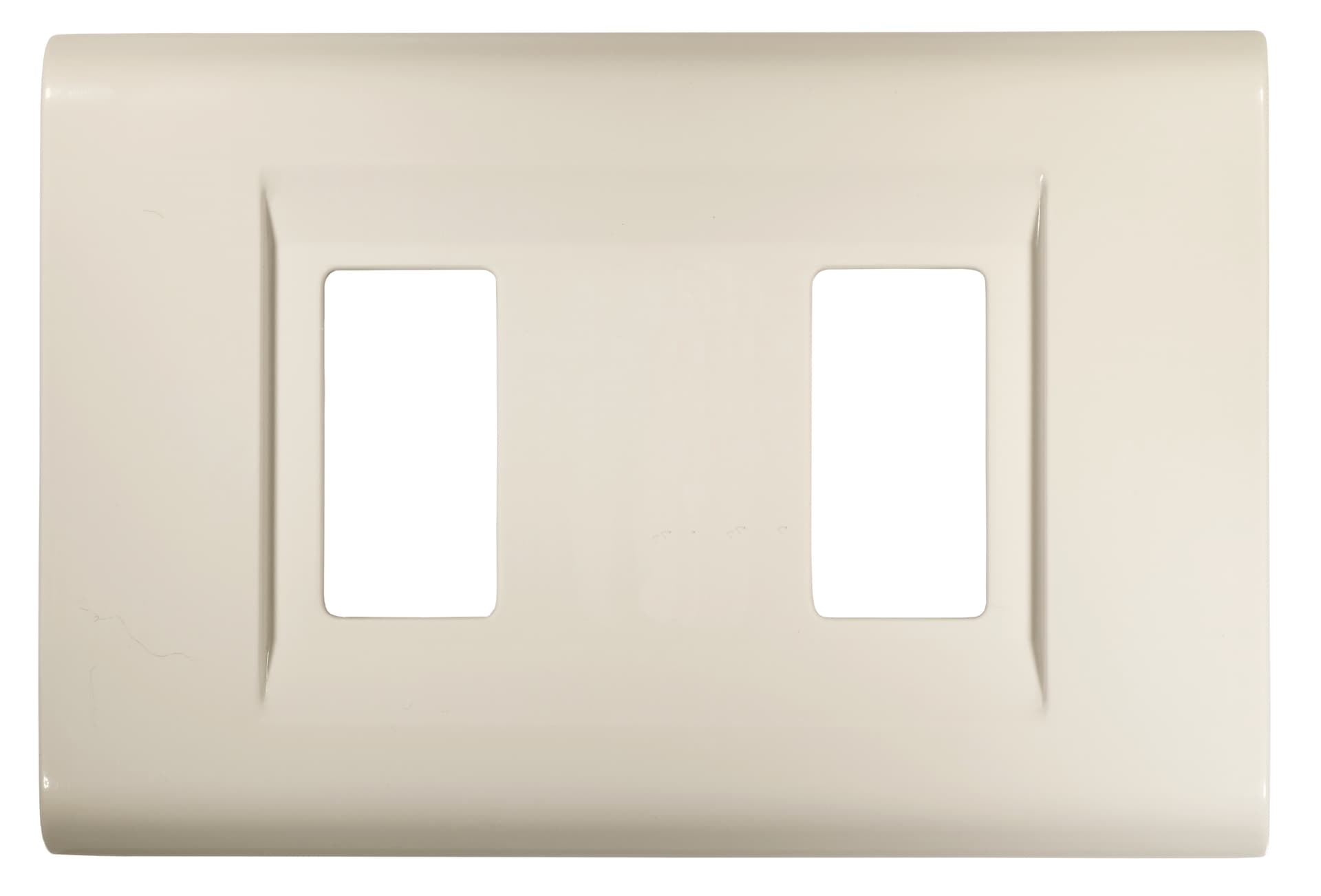 Placca Click Colore Bianco 2 Posti Feb Elettrica - 2