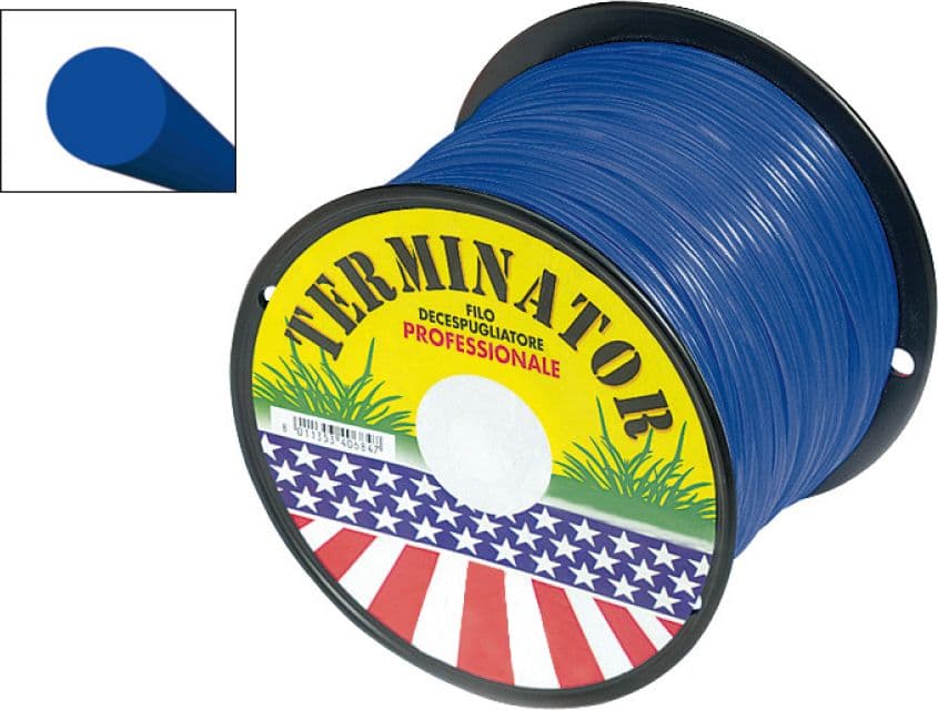 Filo Tondo per Decespugliatore Terminator Colore Blu Ø Mm 4 0 x 140 M - 2