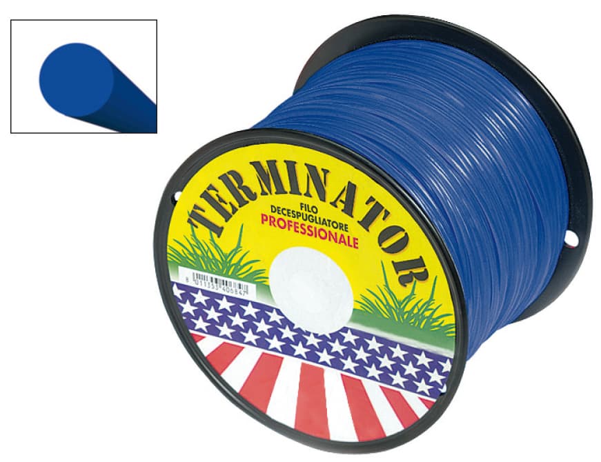 Filo Tondo per Decespugliatore Terminator Colore Blu Ø Mm 4 0 x 140 M - 2
