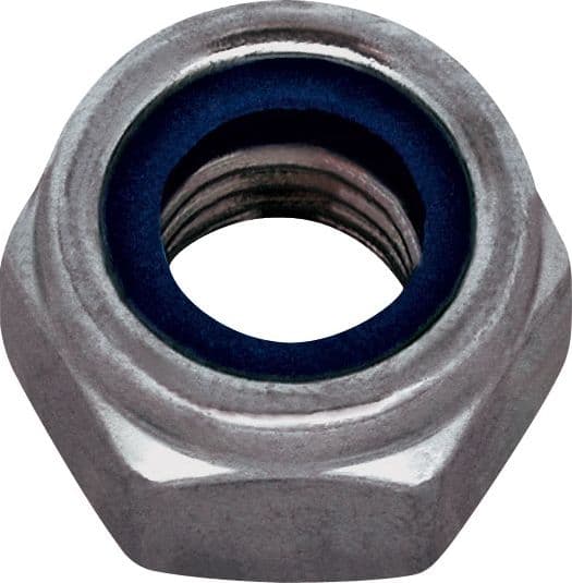 Dado Esagonale Autobloccante Acciaio Inox 10 Pezzi. M 6 Friulsider