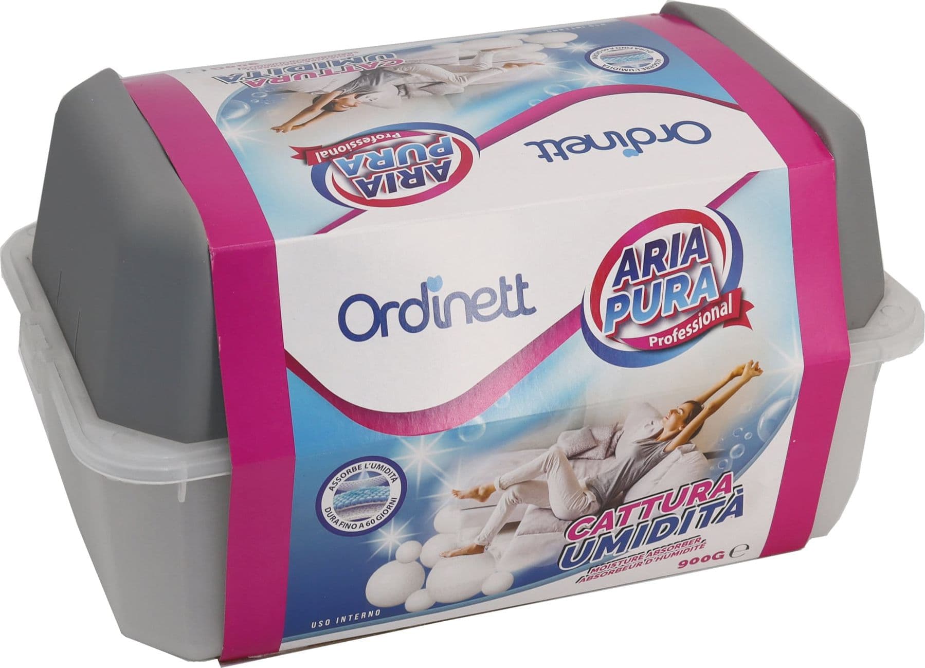 Deumidificatore Grande + Sali 900 Grammi 12 Pezzi Giò Style Ordinett