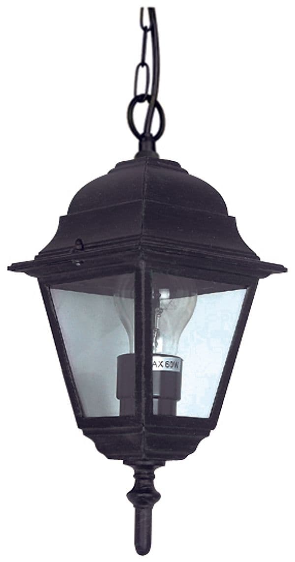 Lanterna con Catena Danubio Colore Nero Globex - 2