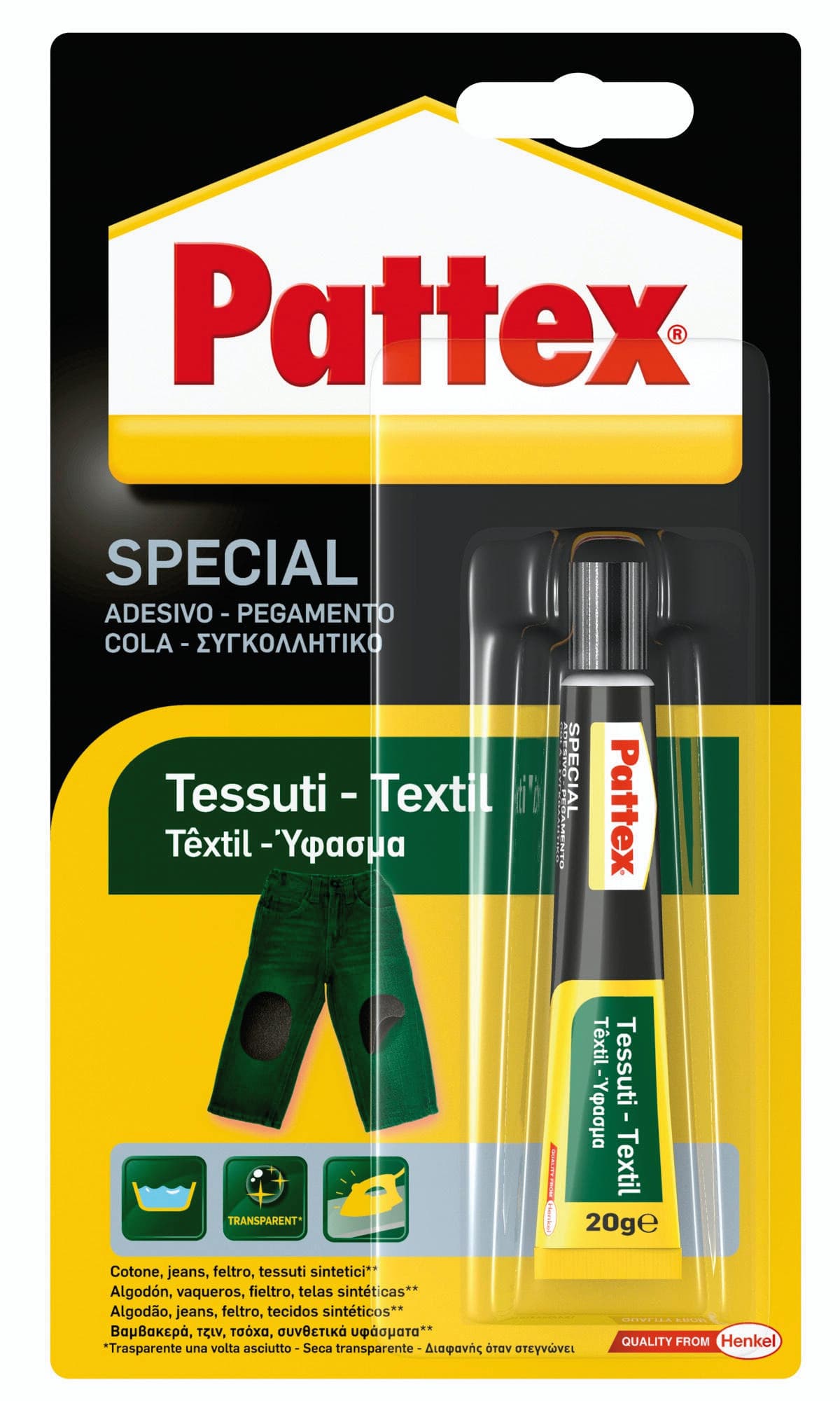Adesivo Pattex Special Tessuti Gr. 20 6 Pezzi Henkel - 2