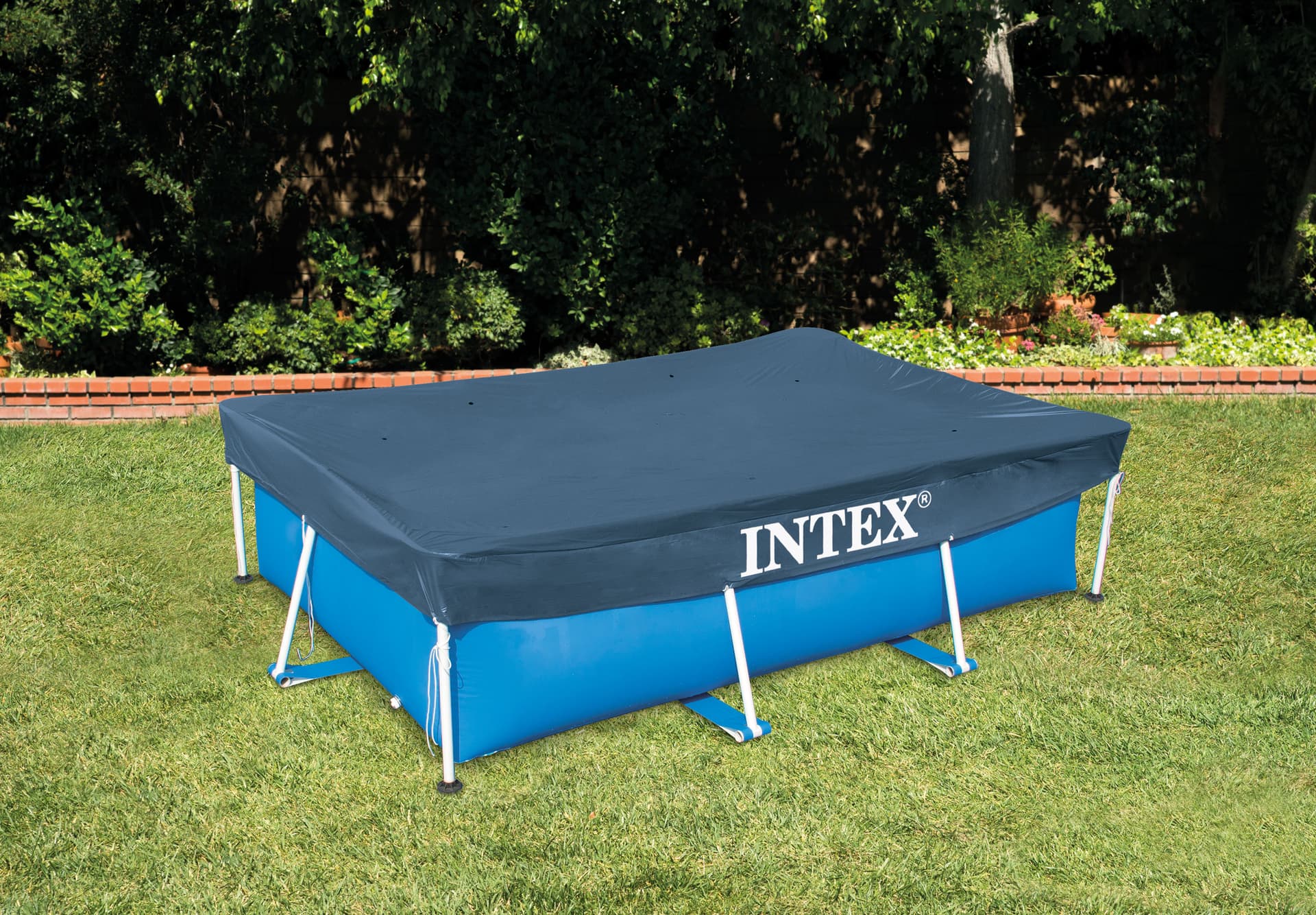 Copripiscina Rettangolare Frame Cm 300 x 200 Intex - 4