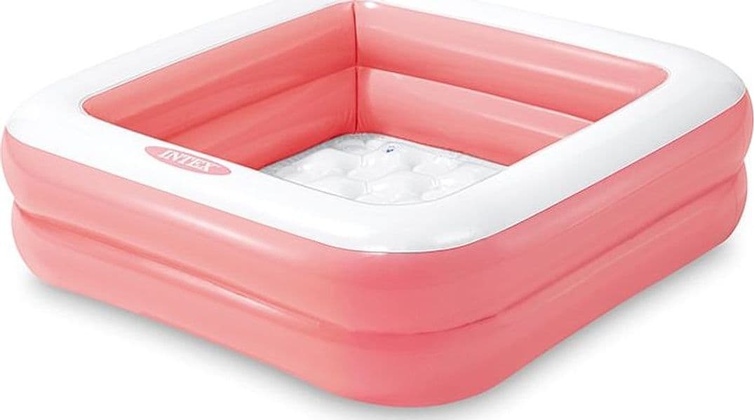 Piscina Quadrata Gonfiabile Baby Cm 86 x 86X25 H (L 57) Intex - 2