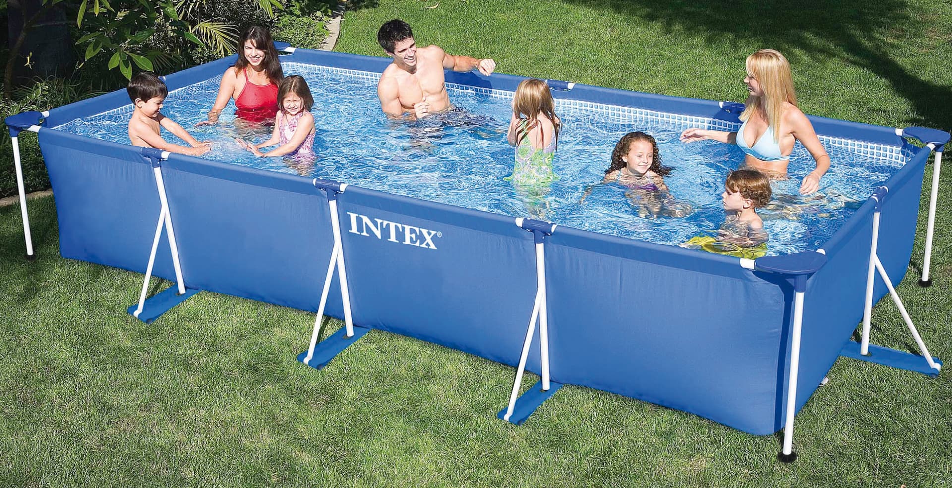 Piscina Rettangolare Frame Cm 260 x 160X65 H Intex - 2