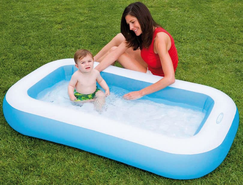 Piscina Rettangolare Gonfiabile Baby Cm 166 x 100X25 H (L 90) Intex - 2