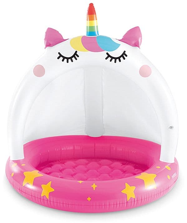 Piscina Tonda Gonfiabile Baby Caticorn Ø Cm 102 x 102 H (L 45) Intex - 4