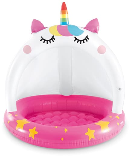 Piscina Tonda Gonfiabile Baby Caticorn Ø Cm 102 x 102 H (L 45) Intex - 4
