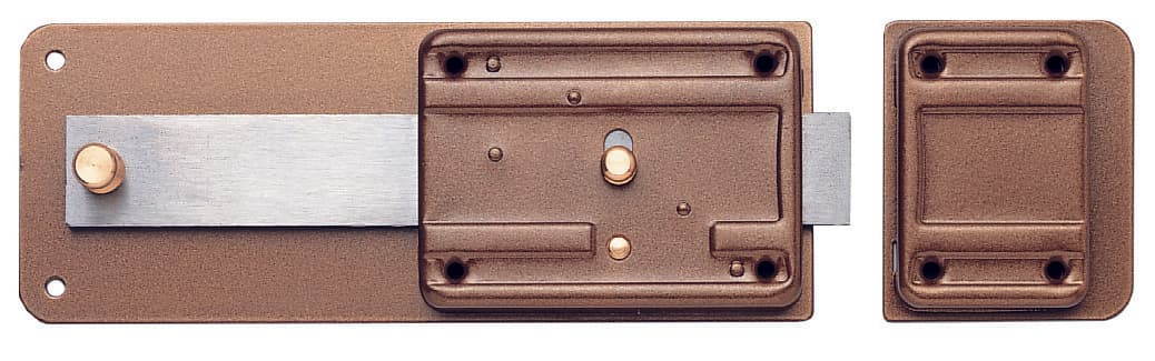 Ferroglietto Serratura Legno Appl. 7M+S Art. 320 Cilindro Staccato E. 50 2 - 2