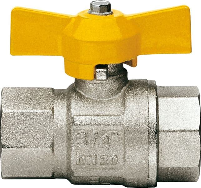 Valvola a Sfera in Ottone per Impianti a Gas F F Art. 068 Misura 1/2 10 - 2