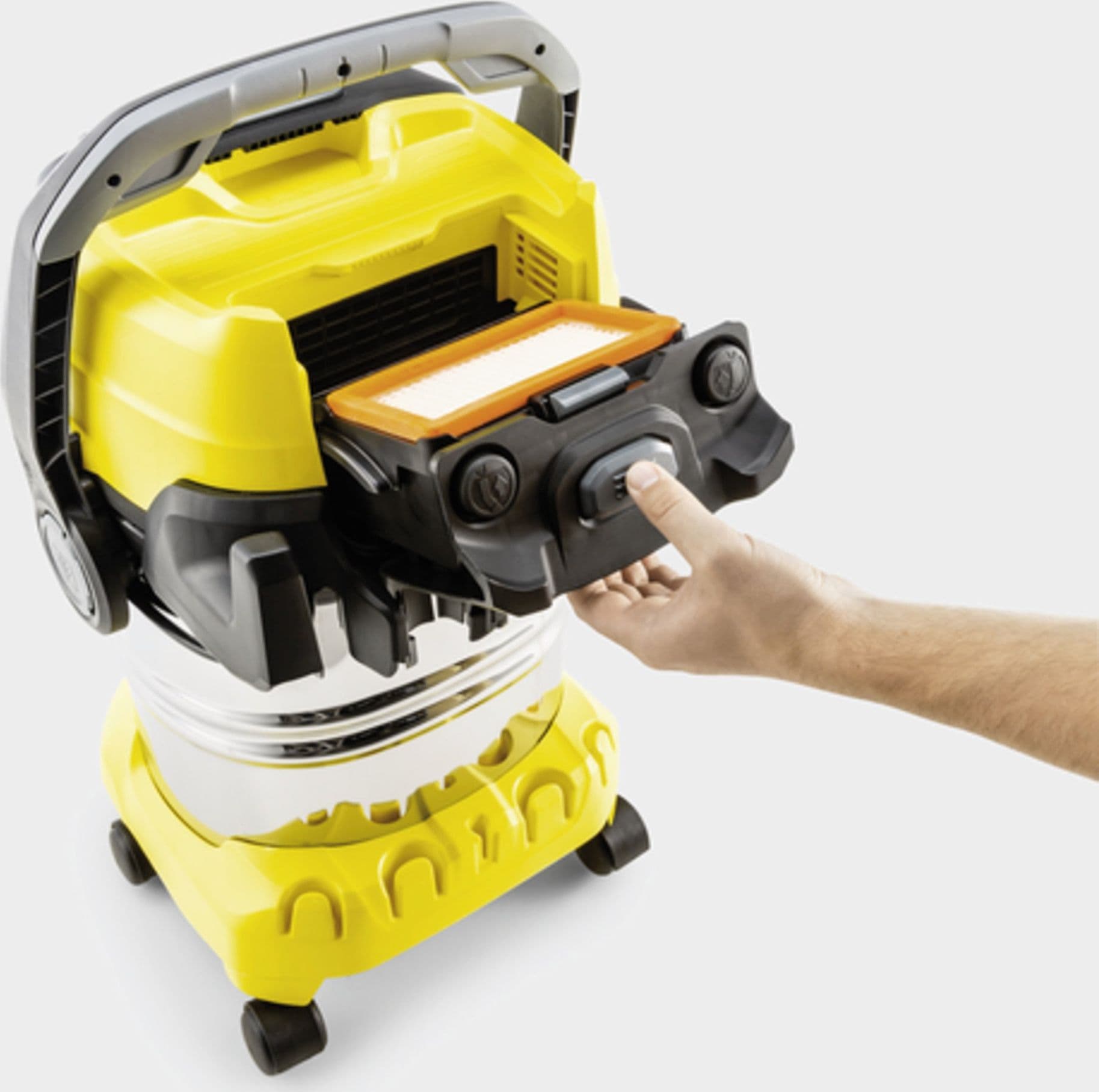 Bidone Aspira Solidi Liquidi Wd 5 S V 30 5 22 Corpo Acciaio Inox 1 100 W L - 2