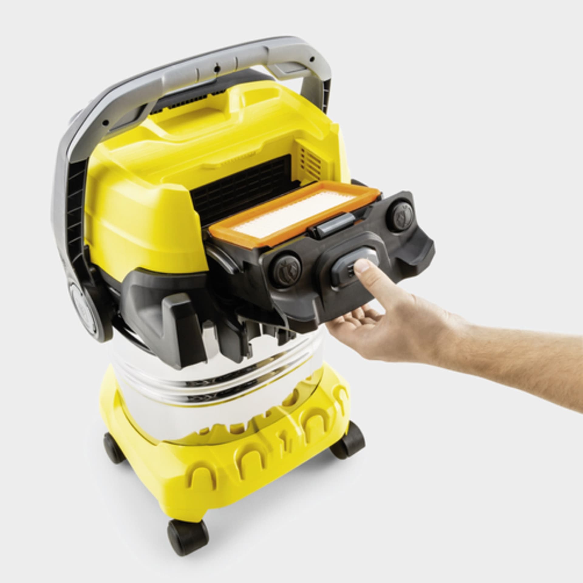 Bidone Aspira Solidi Liquidi Wd 5 S V 30 5 22 Corpo Acciaio Inox 1 100 W L - 2