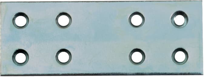 Piastrina di Giunzione Diritta Inox Mm 60 x 30 50 Pezzi - 2