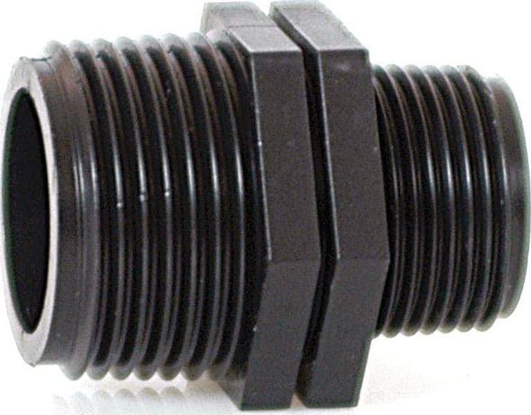 Raccordo Filettato Nipplo Ridotto per Tubo in Polietilene Misura 3/4x1/2 - 2