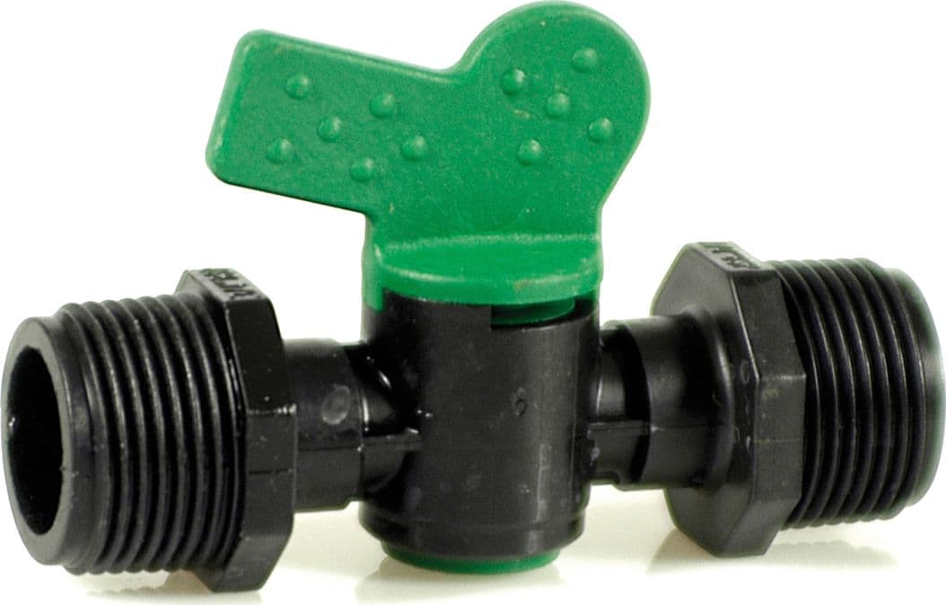 Raccordo per Ala Gocciolante Valvola Filetto Maschio Maschio Misura 1/2x1/2 - 2