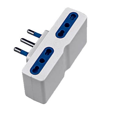 Adattatore Quadruplo 2P+T Spina 16A 4 Prese 10 16A 30 Pezzi Reer - 2