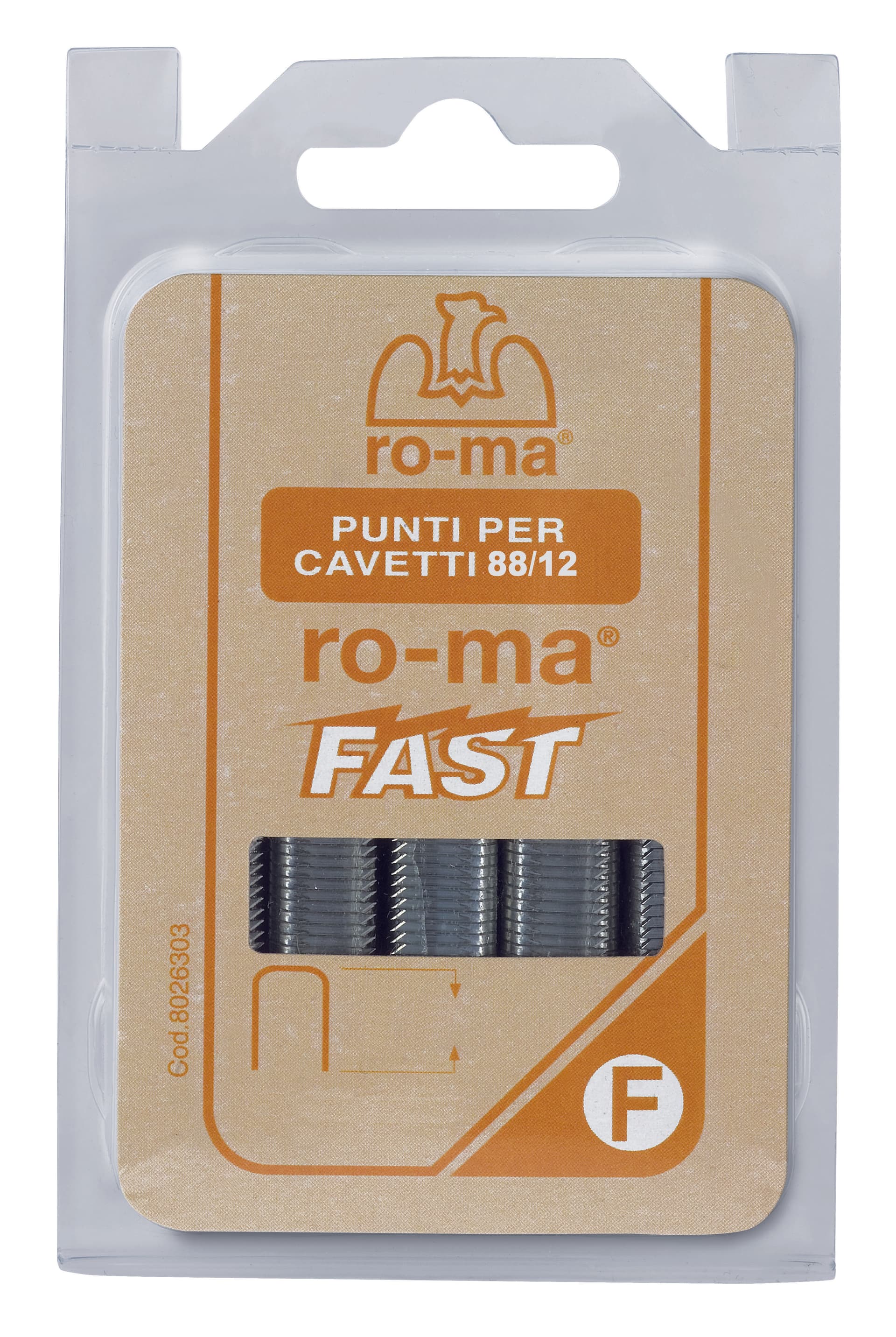 Punti per Cavetti in Blister Mod. 88 14 mm 14 (864 Pezzi.) Romeo Maestri - 2