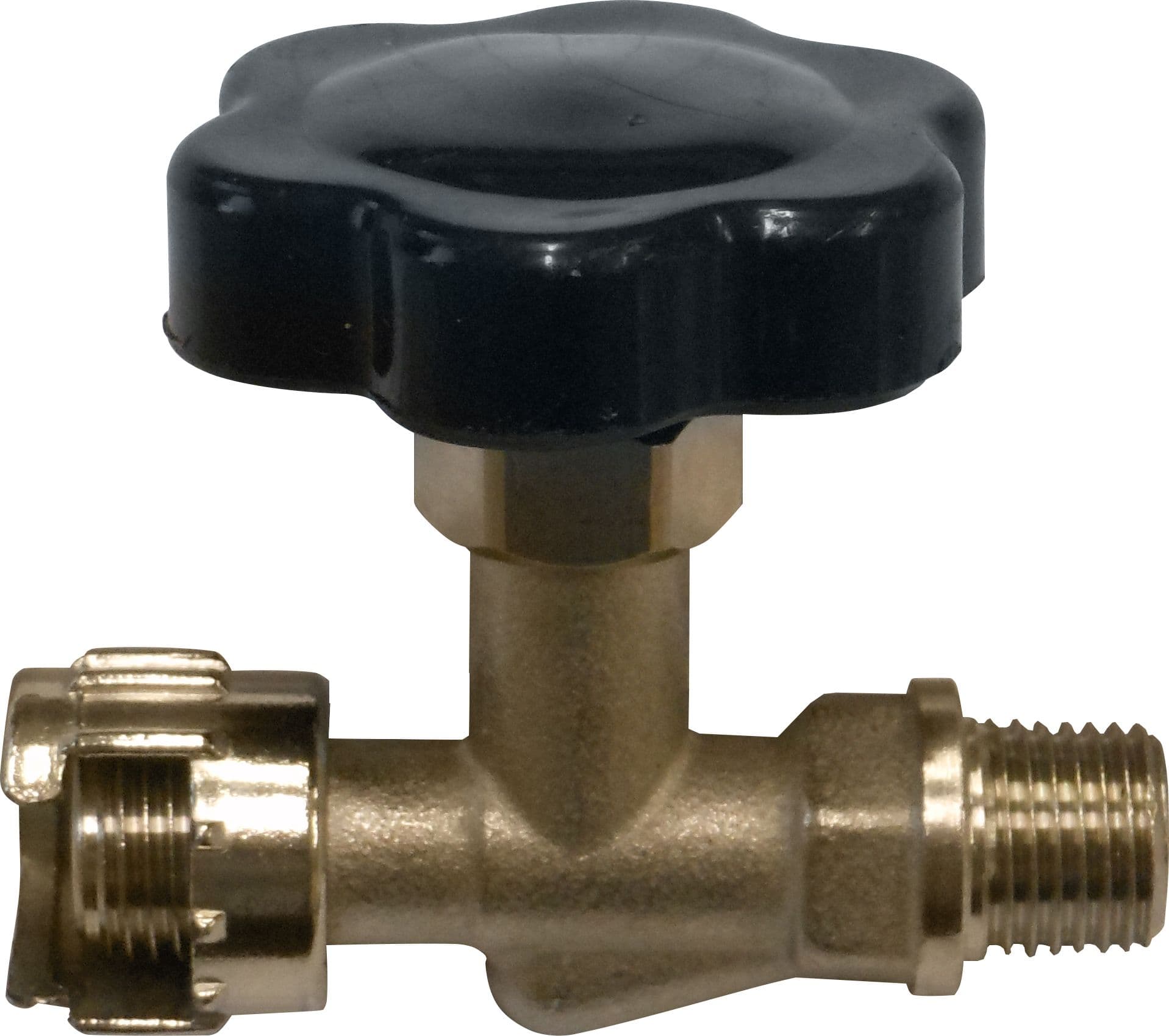 Rubinetto di Linea con Manopola per Compressori 1/4 10 Pezzi - 2